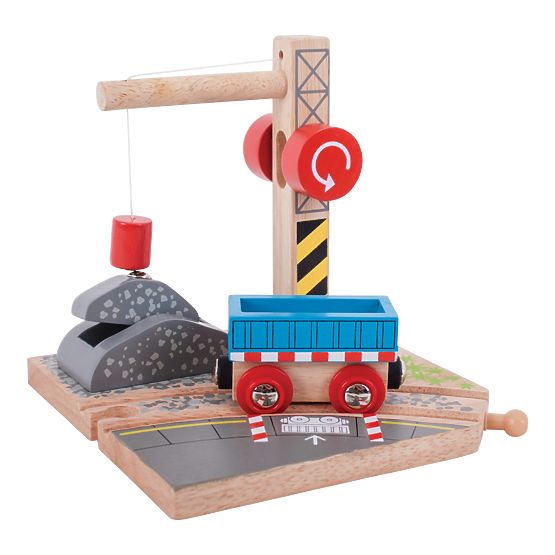 Bigjigs Rail Crane kaviccsal