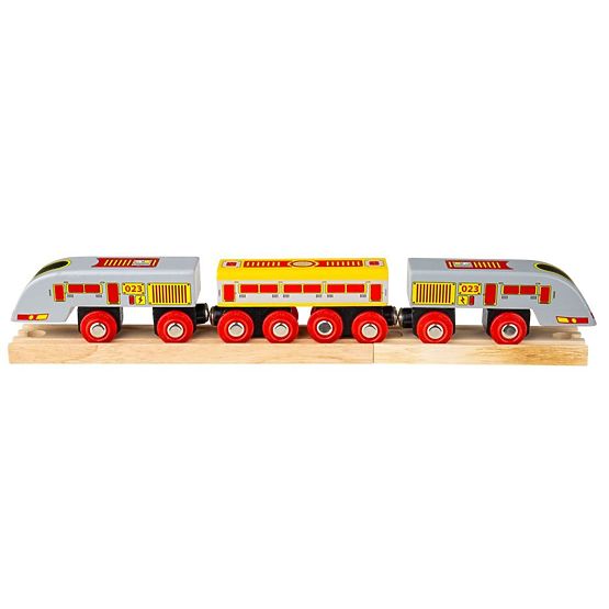 Bigjigs Rail Eurostar Express + 3 vágány