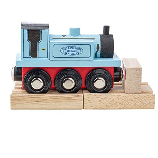 Bigjigs Rail Wooden train Terrier kék