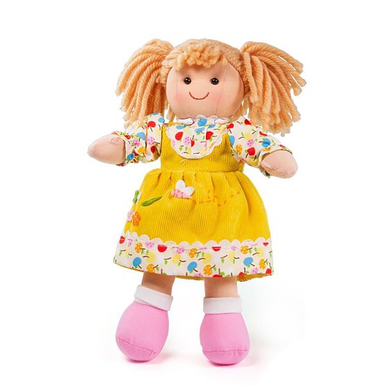 Bigjigs Toys Szövet baba Daisy 28 cm