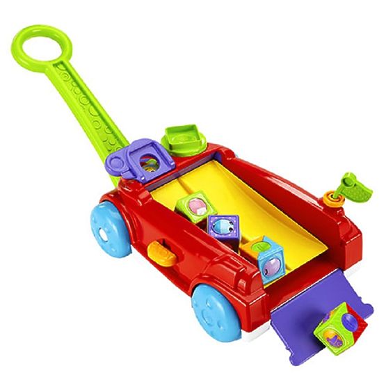 Fisher Price - utánfutó kockákkal