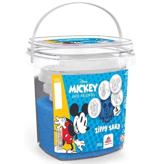 Mickey kinetikus homok - kék + formák