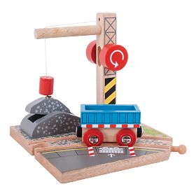 Bigjigs Rail Crane kaviccsal