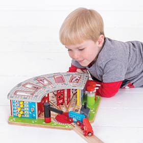 Bigjigs Rail Exkluzív depó 5 vonat számára, Bigjigs Rail