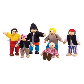 Bigjigs Toys Pirates készlet 6 db