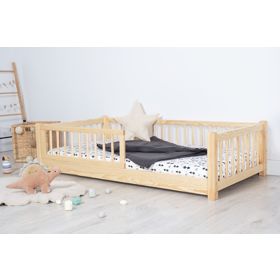 Gyerek alacsony ágy Montessori Ourbaby - természetes
