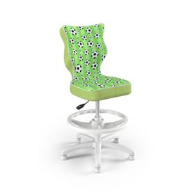 Gyerek ergonomikus szék íróasztalhoz, magasságra állítható 119-142 cm - focilabdák, ENTELO