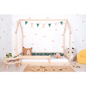 Gyerek Montessori házikó ágy Chimney - lakkozott, Ourbaby®