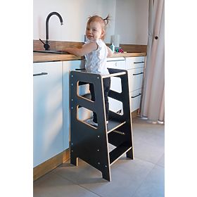 Montessori tanulótorony Quadro Black, Ourbaby®