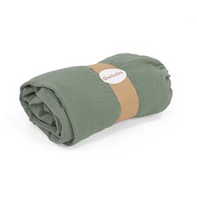 Ourbaby muszlin lepedő 140x70 cm - zöld, Ourbaby®