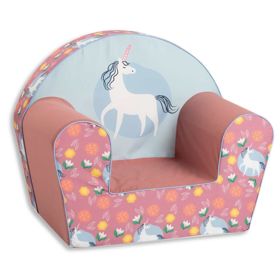 Gyerekfotel Unicorn - rózsaszín, Ourbaby®